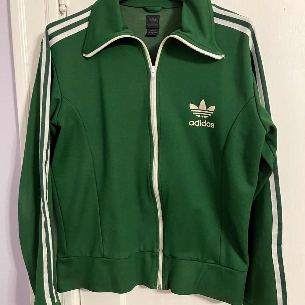 Adidas Originals Men's Medium Europa Green Track Jacket 2003